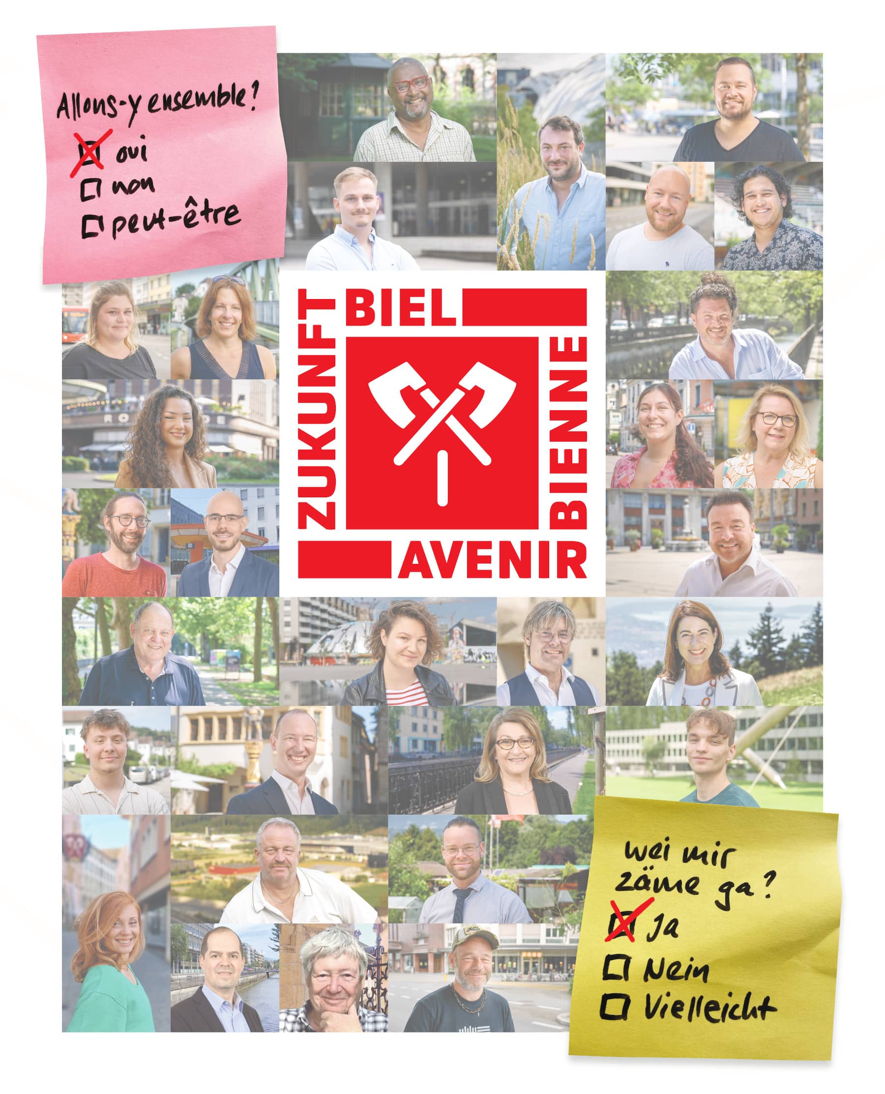 Plakatt de Zukunft Bienne